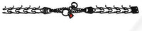 Herm Sprenger - Collar de entrenamiento para perro de acero inoxidable negro con cuello giratorio ultra Plus para mascotas, collar sin tirones para perros, collar de entrenamiento antitirones fabricado en Alemania - BESTMASCOTA.COM
