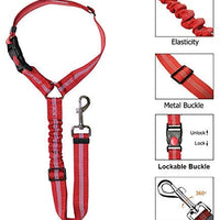 BWOGUE 2 paquetes de correas de seguridad para perros y gatos, para reposacabezas de coche, de nailon, ajustables, para perros, cinturones de seguridad, arnés - BESTMASCOTA.COM