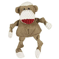 HuggleHounds - Juguete de peluche chirriante para perros con nudos para masticadores agresivos - BESTMASCOTA.COM