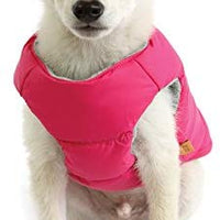 Gooby - Padded Vest, Dog Jacket Coat Sweater with Zipper Closure and Leash Ring - BESTMASCOTA.COM