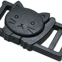 25pcs 3/8" Safty Breakaway Hebillas para Cat Collar Negro - BESTMASCOTA.COM