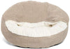 Cama acogedora Best Friends by Sheri, cama de lujo para perros y gatos con cobija, cálida y segura. Brinda apoyo para la cabeza, el cuello y las articulaciones, lavable a máquina, parte inferior resistente al agua - BESTMASCOTA.COM