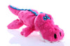 GoDog Just for Me Gators - Peluche de perro con protector para masticar - BESTMASCOTA.COM