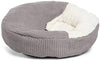 Cama acogedora Best Friends by Sheri, cama de lujo para perros y gatos con cobija, cálida y segura. Brinda apoyo para la cabeza, el cuello y las articulaciones, lavable a máquina, parte inferior resistente al agua - BESTMASCOTA.COM