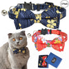 M-YOUNG Collar para gato con campana y pajarita, collares de seguridad ajustables para cachorro de gatito (6.7 in a 10,8 pulgadas) - BESTMASCOTA.COM