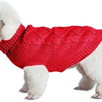 Mihachi – Sudadera para perro, abrigo de invierno, ropa clásica de punto para clima frío - BESTMASCOTA.COM