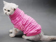 Evursua Pet Cat Sweater Kitten Clothes for Cats Small Dogs,Turtleneck Cat Clothes Pullover Soft Warm,fit Kitty,Chihuahua,Teddy,Poodle,Pug - BESTMASCOTA.COM