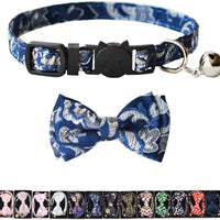 M-YOUNG Collar para gato con campana y pajarita, collares de seguridad ajustables para cachorro de gatito (6.7 in a 10,8 pulgadas) - BESTMASCOTA.COM