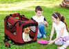 2PET Caja plegable para perros - Suave, fácil de plegar y de llevar - Caja de viaje para perros de interior y exterior - Cómoda caja de viaje para perros - Estructura de acero resistente, funda de tela lavable, cremallera frontal - Elige la tuya. - Suave, - BESTMASCOTA.COM