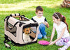 2PET Caja plegable para perros - Suave, fácil de plegar y de llevar - Caja de viaje para perros de interior y exterior - Cómoda caja de viaje para perros - Estructura de acero resistente, funda de tela lavable, cremallera frontal - Elige la tuya. - Suave, - BESTMASCOTA.COM