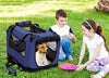 2PET Caja plegable para perros - Suave, fácil de plegar y de llevar - Caja de viaje para perros de interior y exterior - Cómoda caja de viaje para perros - Estructura de acero resistente, funda de tela lavable, cremallera frontal - Elige la tuya. - Suave, - BESTMASCOTA.COM