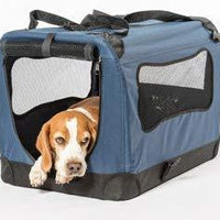 2PET Caja plegable para perros - Suave, fácil de plegar y de llevar - Caja de viaje para perros de interior y exterior - Cómoda caja de viaje para perros - Estructura de acero resistente, funda de tela lavable, cremallera frontal - Elige la tuya. - Suave, - BESTMASCOTA.COM