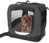 2PET Caja plegable para perros - Suave, fácil de plegar y de llevar - Caja de viaje para perros de interior y exterior - Cómoda caja de viaje para perros - Estructura de acero resistente, funda de tela lavable, cremallera frontal - Elige la tuya. - Suave, - BESTMASCOTA.COM