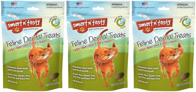 (3 Pack) Smart N 'Tasty Cat Atún Dental Grain-Free Treats 3 onzas cada - BESTMASCOTA.COM