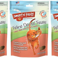 (3 Pack) Smart N 'Tasty Cat Dental Grain-Free Treats Salmón – 3 onzas cada - BESTMASCOTA.COM