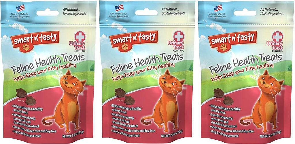 (3 Pack) Smart N 'Tasty Grain-Free Cat vías urinarias Fórmula Cat Treats 2,5 onzas cada - BESTMASCOTA.COM