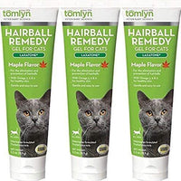 (3 Pack) tomlyn Hairball Remedy Gel para gatos, arce Flavored, 2.5 oz - BESTMASCOTA.COM