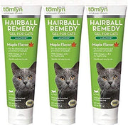 (3 Pack) tomlyn Hairball Remedy Gel para gatos, arce Flavored, 2.5 oz - BESTMASCOTA.COM