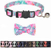 M-YOUNG Collar para gato con campana y pajarita, collares de seguridad ajustables para cachorro de gatito (6.7 in a 10,8 pulgadas) - BESTMASCOTA.COM