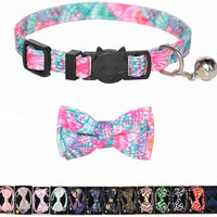 M-YOUNG Collar para gato con campana y pajarita, collares de seguridad ajustables para cachorro de gatito (6.7 in a 10,8 pulgadas) - BESTMASCOTA.COM