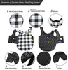 MIGOHI Dog Jackets for Winter Windproof Waterproof Reversible Dog Coat for Cold Weather British Style Plaid Warm Dog Vest for Small Medium Large Dogs - BESTMASCOTA.COM