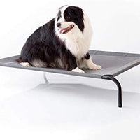 Cama elevada para perros Petsure de 35/43/49 pulgadas para exteriores – Cuna elevada para perros extra grandes medianos y pequeños, cama portátil para mascotas para camping o playa, marco de verano duradero con malla transpirable - BESTMASCOTA.COM