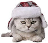 Stock Show Pet Trapper sombrero, Festival de Navidad Costume Cat Dog Old-Fashion Classic Plaid sombrero - BESTMASCOTA.COM