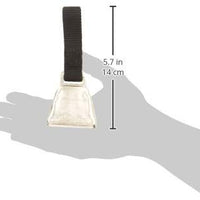 Coastal Pet - Campana de vaca niquelada con correa de nailon negro para rastrear perros en el campo - BESTMASCOTA.COM
