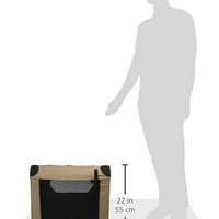 AmazonBasics - Caja plegable para perros con formación de carreras - BESTMASCOTA.COM