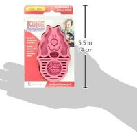 KONG ZoomGroom - Cepillo para perros (tamaño pequeño), color frambuesa - BESTMASCOTA.COM