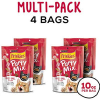 Purina Friskies Party Mix Adult Cat Treats - (4) 10 oz. Pouches - BESTMASCOTA.COM