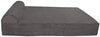 Big Barker 7" Pillow Top Orthopedic Dog Bed for Large and Extra Large Breed Dogs (Headrest Edition) - BESTMASCOTA.COM