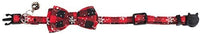 Gyapet Collar para gatos y mascotas Romper con timbre Bowtie Floral lazo desmontable ajustable de seguridad cachorro - BESTMASCOTA.COM