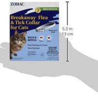 Zodiac Breakaway Flea and Tick Collar para gatos, 13" - BESTMASCOTA.COM