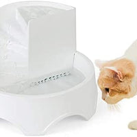 Luluhome Fuente para mascotas, 51 oz/1.5 l automático Cat fuente de agua perro dispensador de agua, agua filtrada para perro, gato, animales pequeños - BESTMASCOTA.COM