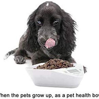 Báscula digital para mascotas y cocina para cachorros recién nacidos o gatitos con un tazón gratis - BESTMASCOTA.COM