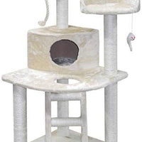 GO Pet Club Paw Print 48 en. Cat Árbol Condo - BESTMASCOTA.COM