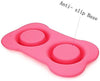 Hubulk - Cuencos para perros, 2 cuencos de acero inoxidable con alfombrilla de silicona antideslizante antiderrames + cuencos de agua y alimentos para alimentar perros pequeños, medianos, grandes, gatos, cachorros - BESTMASCOTA.COM