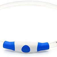 Collar de perro recargable por USB, LED, brilla en la oscuridad, collar para mascotas, resistente al agua, cortable, de TPU, para perros pequeños, medianos y grandes - BESTMASCOTA.COM