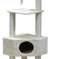 GO Pet Club café 51 en. Cat Árbol Condo - BESTMASCOTA.COM