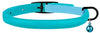 Bronzedog - Collar de piel para gato, con cascabel, color negro, azul, rosa, verde, amarillo y gris - BESTMASCOTA.COM