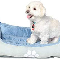 Cama rectangular para mascotas de Long Rich, para todas las estaciones - BESTMASCOTA.COM