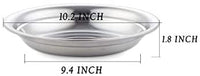 VENTION Global Wansheng - Plato de comida para gatos, cuencos de acero inoxidable para mascotas, plato poco profundo para gatos, cuencos de comida para perros, 10-42 onzas - BESTMASCOTA.COM