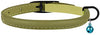 Bronzedog - Collar de piel para gato, con cascabel, color negro, azul, rosa, verde, amarillo y gris - BESTMASCOTA.COM