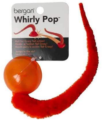 Bergan Whirly Pop Cat Toy, N/A, Anaranjado - BESTMASCOTA.COM