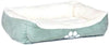 Long Rich Reversible Rectangle Pet Bed Dog Bed with Dog Paw Embroidery,Medium size, by Happycare Textiles - BESTMASCOTA.COM