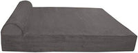Big Barker 7" Pillow Top Orthopedic Dog Bed for Large and Extra Large Breed Dogs (Headrest Edition) - BESTMASCOTA.COM