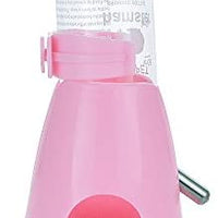 Guardians - Botella de agua para hámster, botella de agua automática para mascotas con contenedor de alimentos, base para choza, para colgar, botellas de alimentación de agua, dispensador automático para animales pequeños - BESTMASCOTA.COM