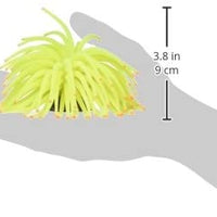GloFish Anemona - Adorno de acuario amarillo - BESTMASCOTA.COM
