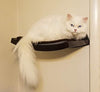 Art of Paws - Cama de perca para gato con diseño de hamaca de gato curvado, elegante mueble de madera montado en la pared, un regalo para tu gato - BESTMASCOTA.COM